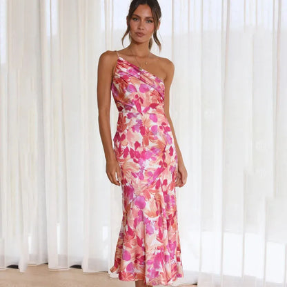 Eliza - Vestido Midi de Un Hombro