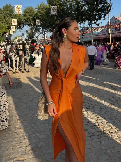 Moriah - Vestido Plisado Elegante