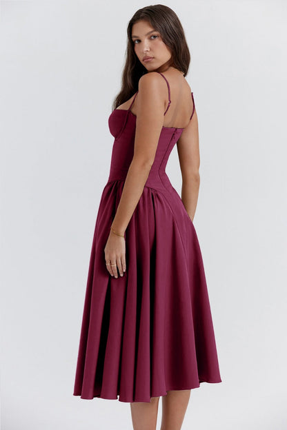 Elara | Vestido de Verano Corsé Elegante