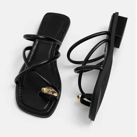 Elizabetta - Sandalias de Cuero Elegantes