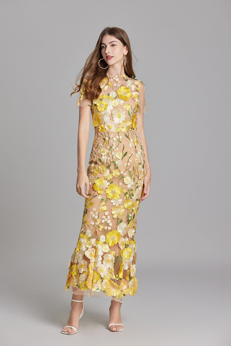 Solara - Vestido Floral Finesse