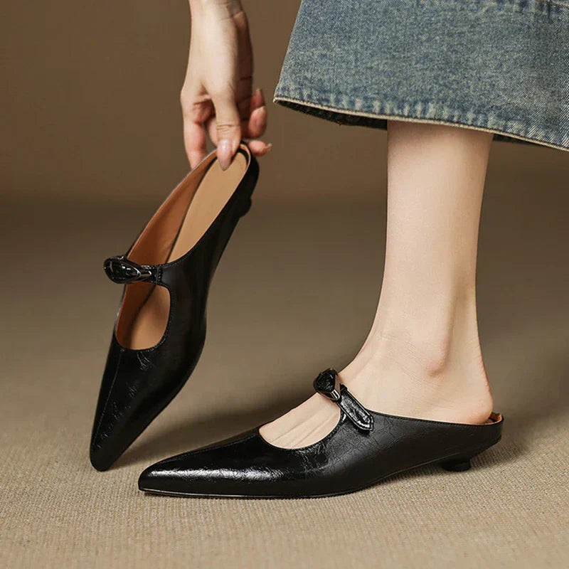 Wilda – Mules de Piel Natural