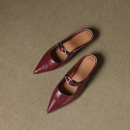 Wilda – Mules de Piel Natural