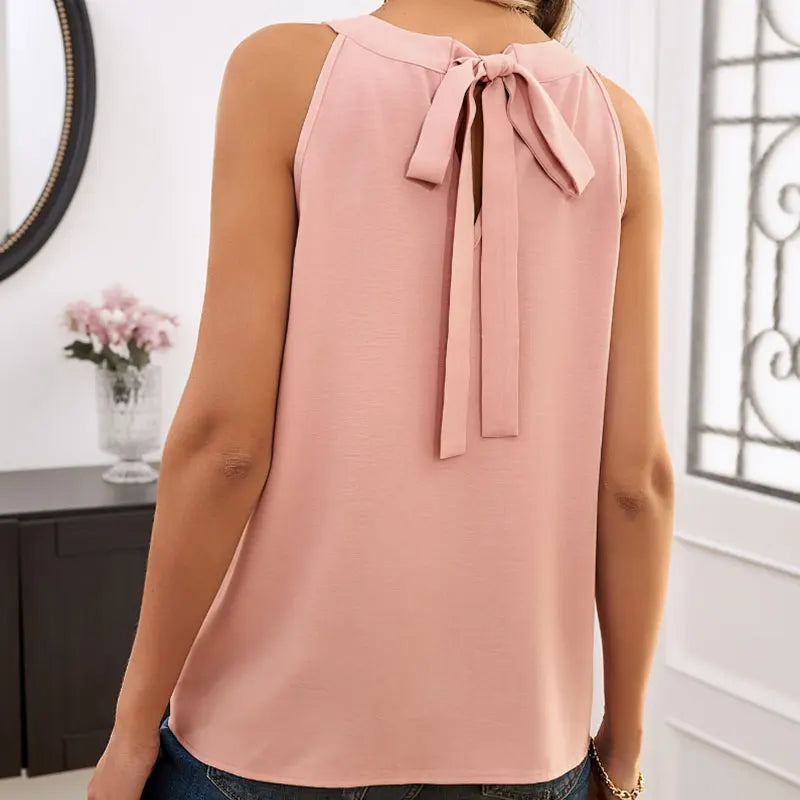 Blakely – Blusa de Corte Relajado con Escote en V