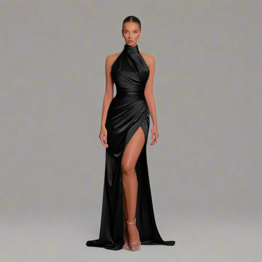 Constanze | Vestido Chic con Abertura Lateral