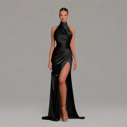 Constanze | Vestido Chic con Abertura Lateral