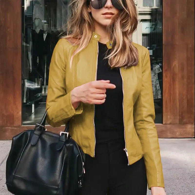 HARRIET | Chaqueta de Cuero Elegante para Mujeres
