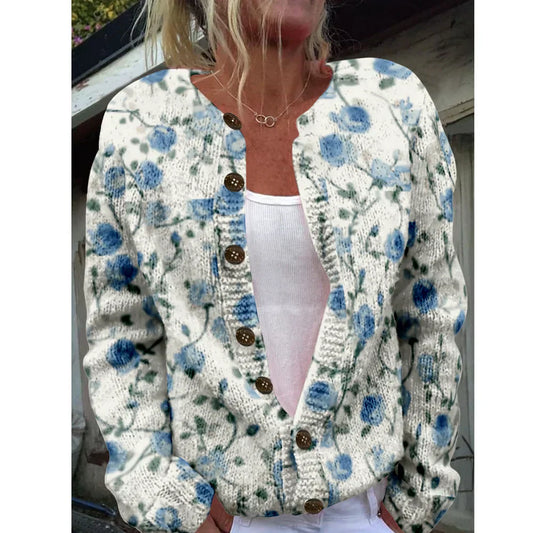 Svenja | Cárdigan chic con estampado