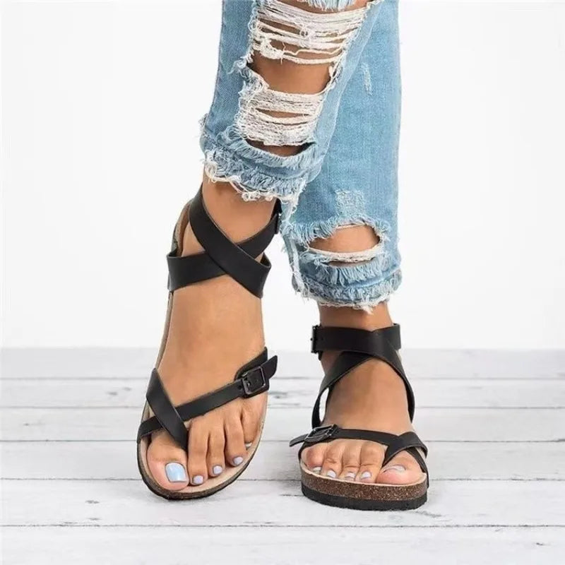 Buona - Sandalias con Correas Cómodas