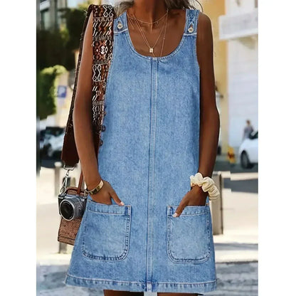Vestido de Look Denim Relajado Emma