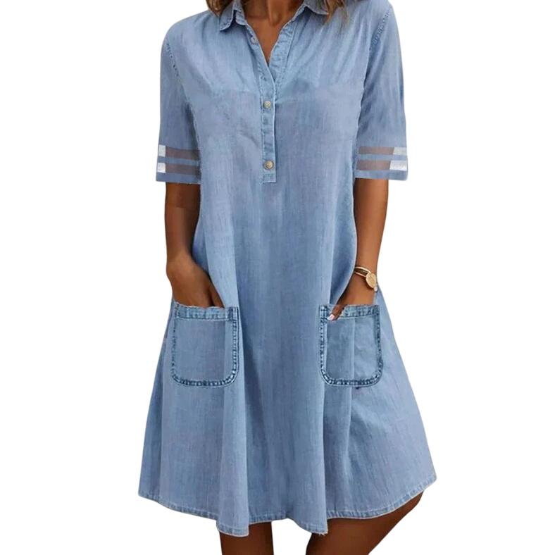 SAVANNAH – VESTIDO MIDI DE BOLSILLO