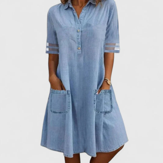 Brisa | Vestido de denim que resalta tu silueta
