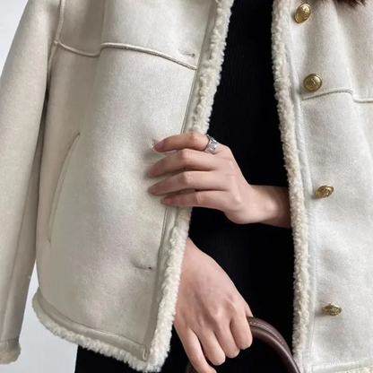 Aspen™ - Chaqueta de Estilo Vintage de Ante