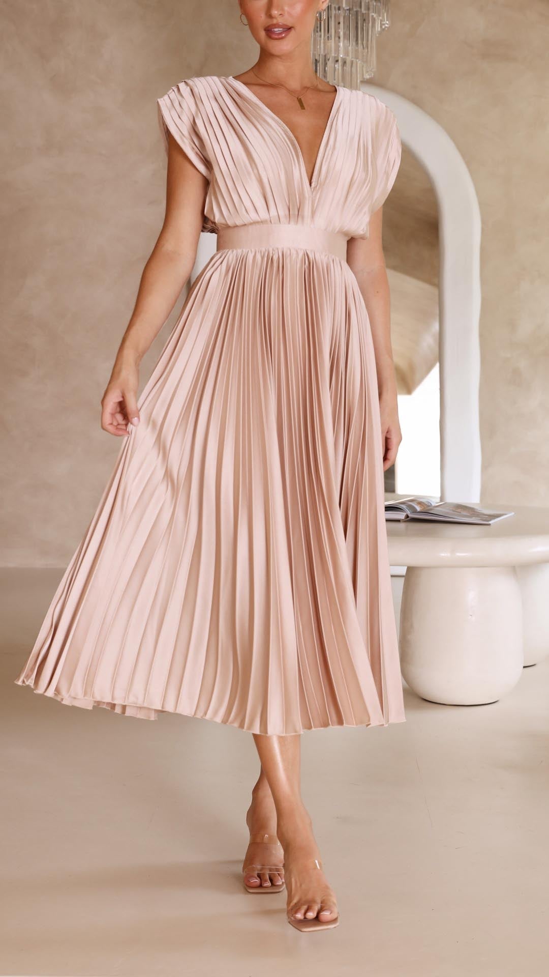 Alexis - Vestido Plisado Elegante