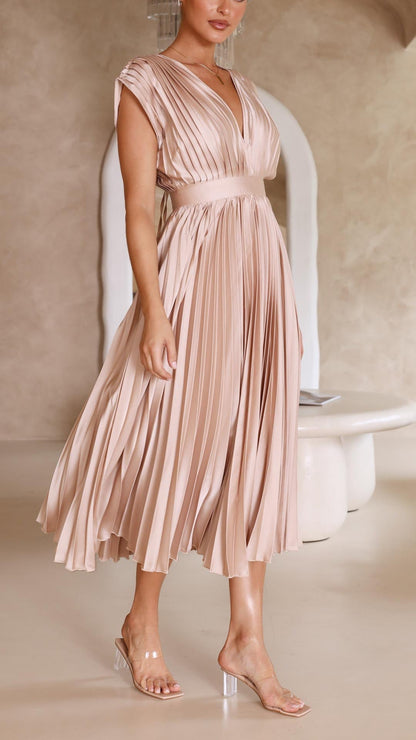Violeta | Elegante vestido plisado