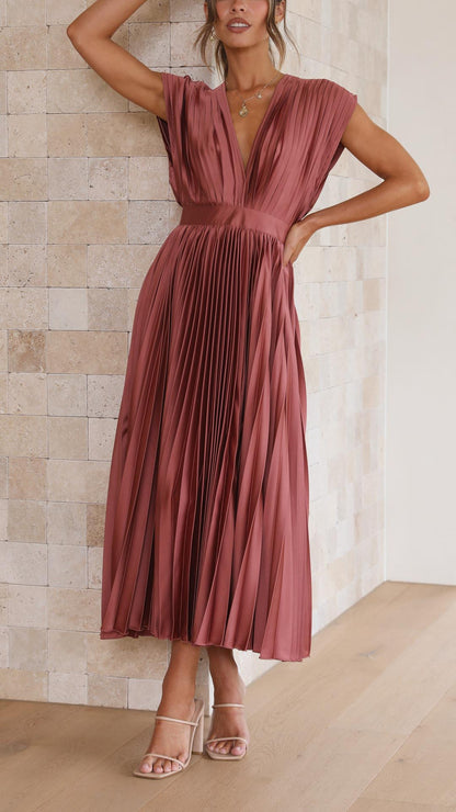 Alexis - Vestido Plisado Elegante