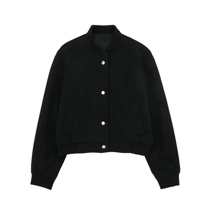 BEAU | Chaqueta Bomber Cortada para Mujeres