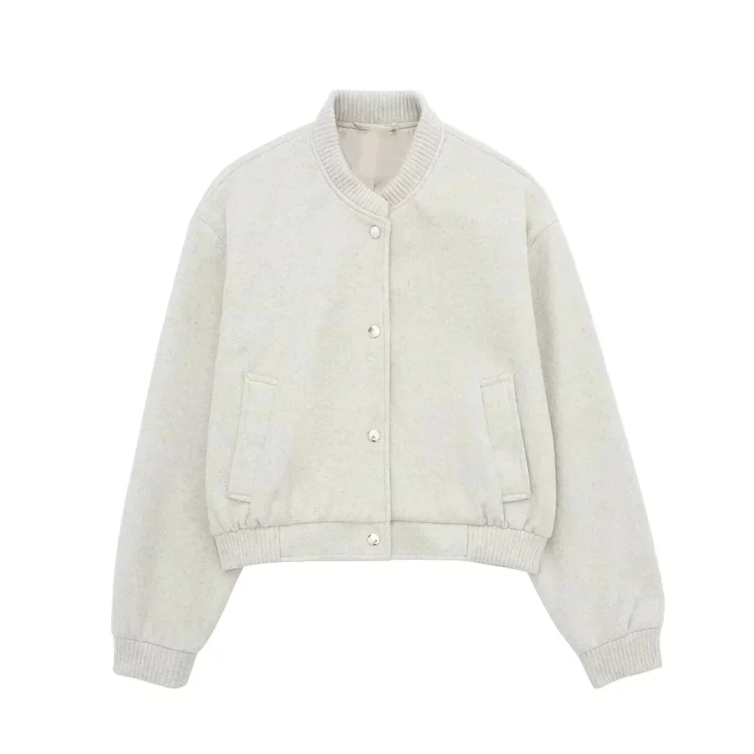 BEAU | Chaqueta Bomber Cortada para Mujeres