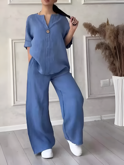 Maria | Conjunto de Lino No Estructurado