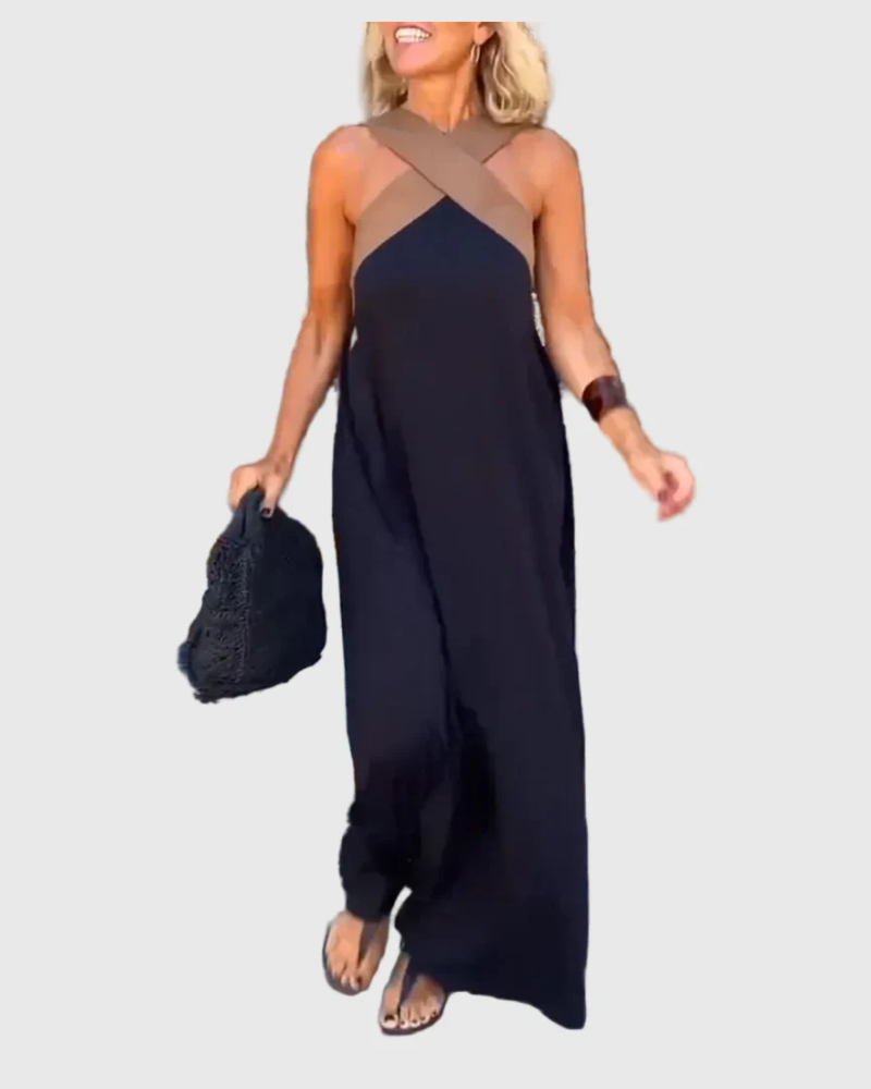 Elena | Vestido Maxi Fluido y Elegante