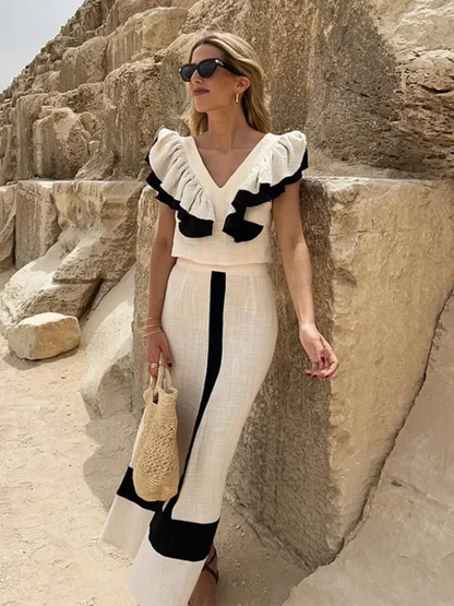 Maya - Elegante Conjunto de Dos Piezas