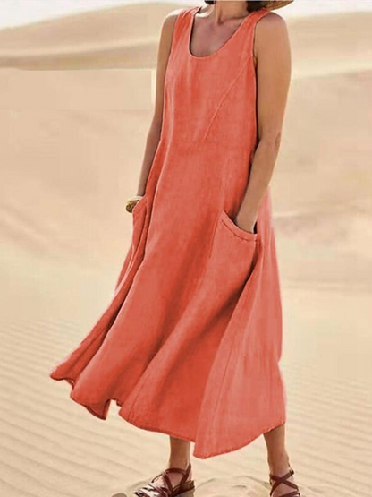 Emily™ | Vestido de verano elegante de lino