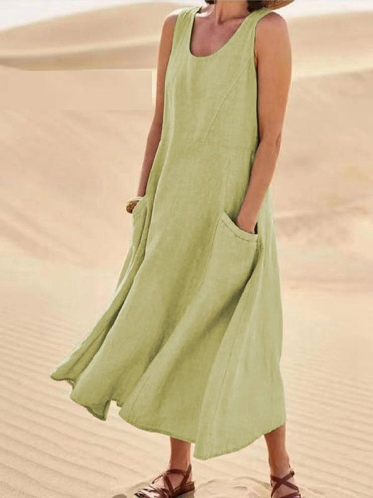 Emily™ | Vestido de verano elegante de lino