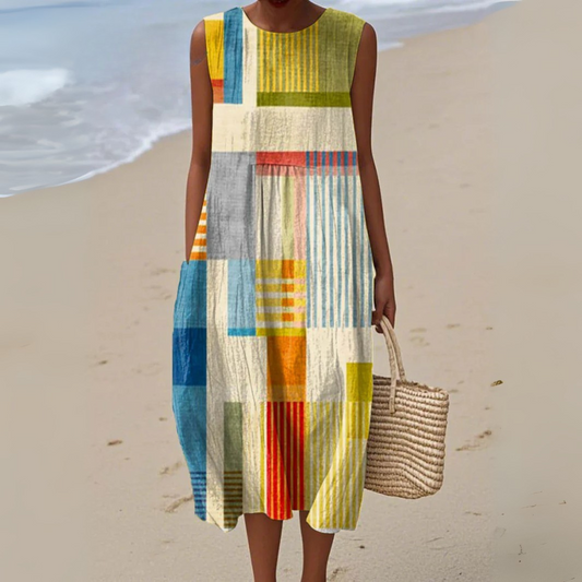 NAOMI – VESTIDO SIN MANGAS DE PASO BAJO AL SOL
