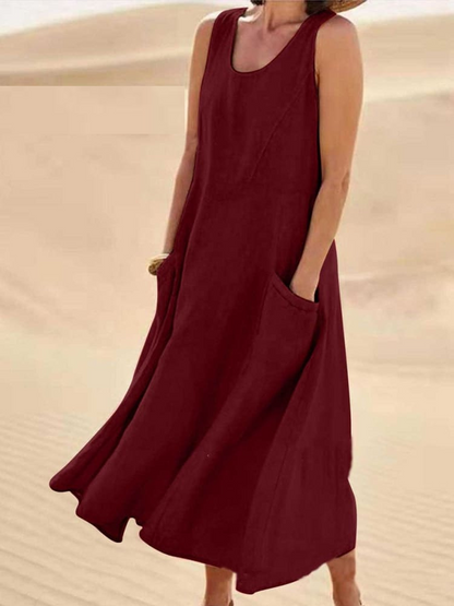Emily™ | Vestido de verano elegante de lino