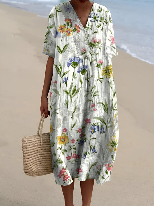 Charmante™ | Vestido Impreso Brisa de Verano