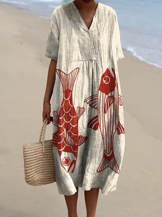 Filia™ | Vestido Impreso Brisa de Verano