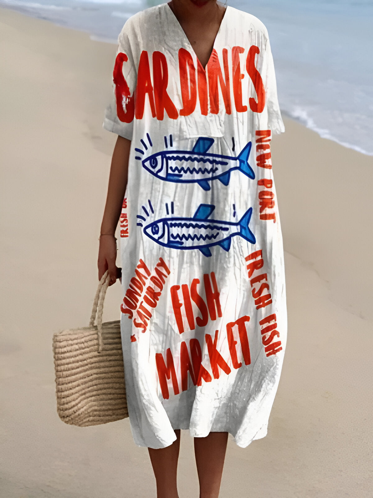 Sardine™ | Vestido Impreso Brisa de Verano