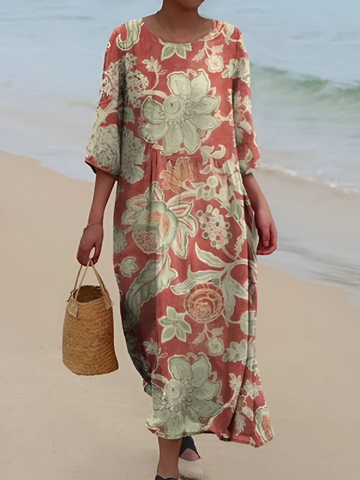 Robine™ | Vestido Impreso Brisa de Verano