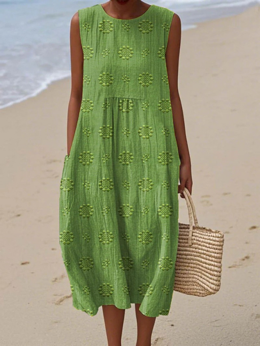 Sara | Vestido Midi Fantasía