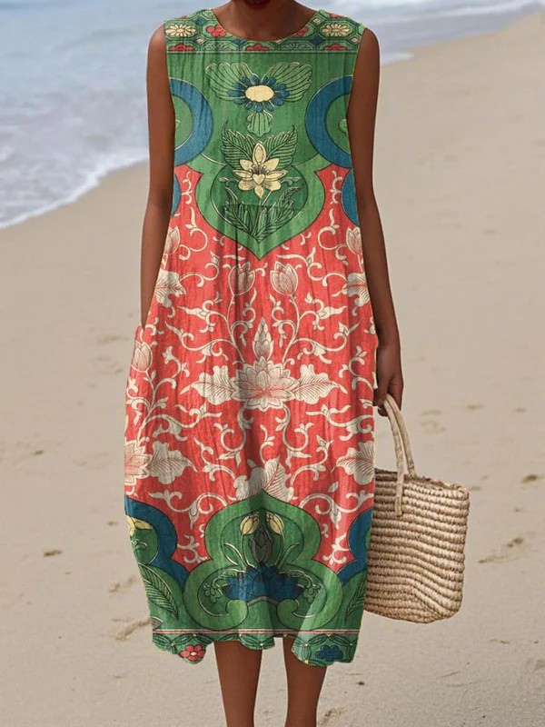 LUCILLE – VESTIDO RELAJADO ISLAND BLOOM
