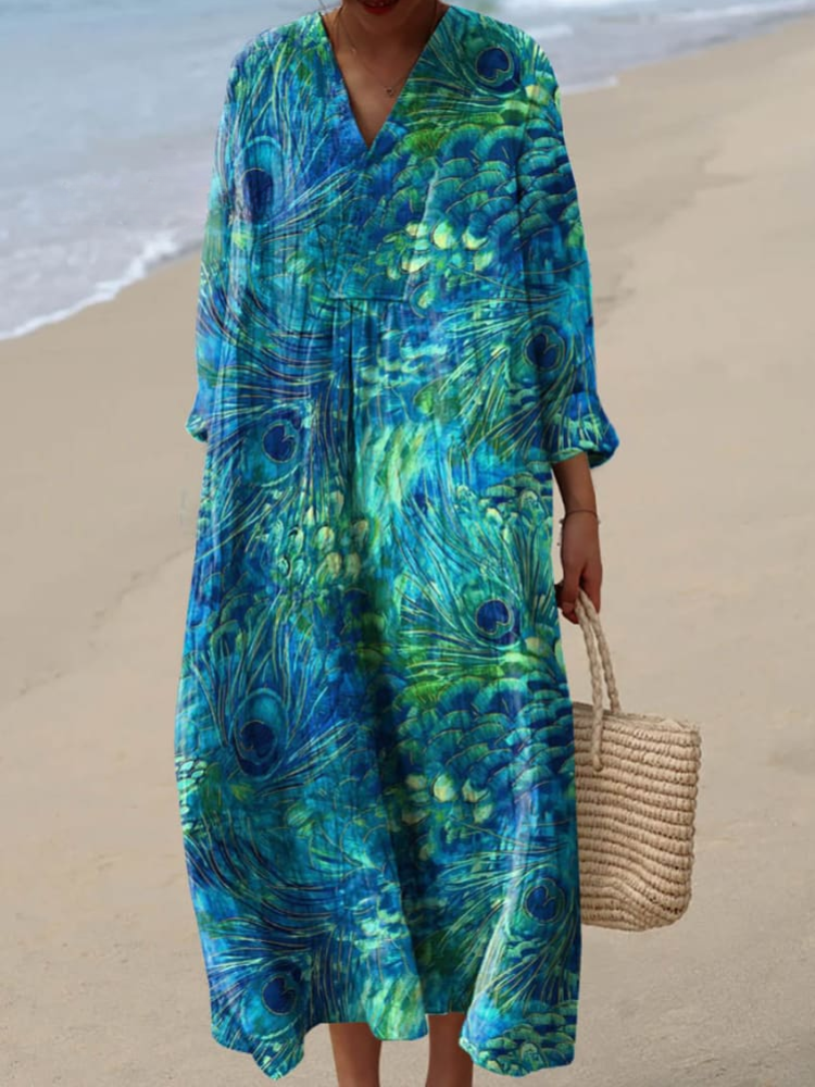 Brooke™ | Vestido Impreso Brisa de Verano