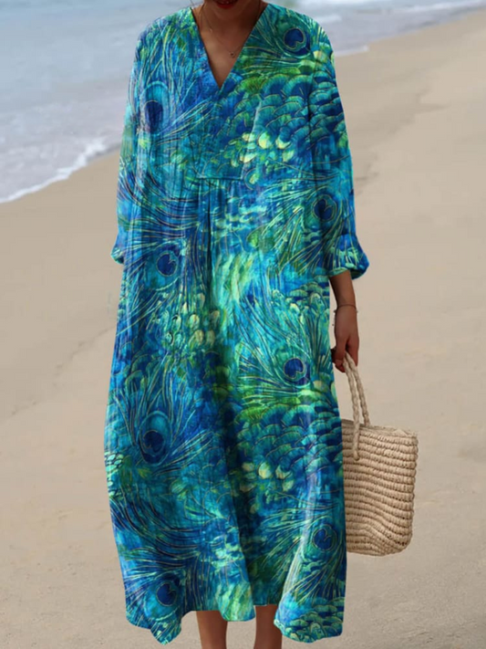 Brooke™ | Vestido Impreso Brisa de Verano