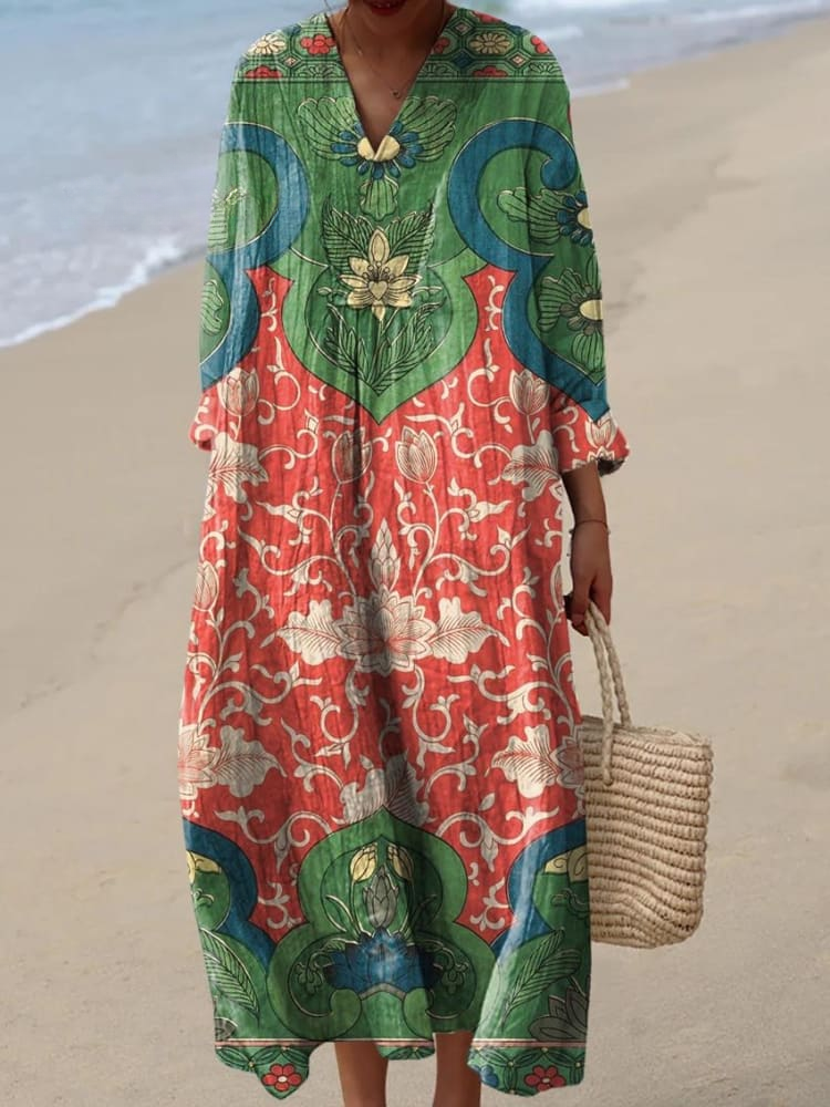 Mallory™ | Vestido Impreso Brisa de Verano