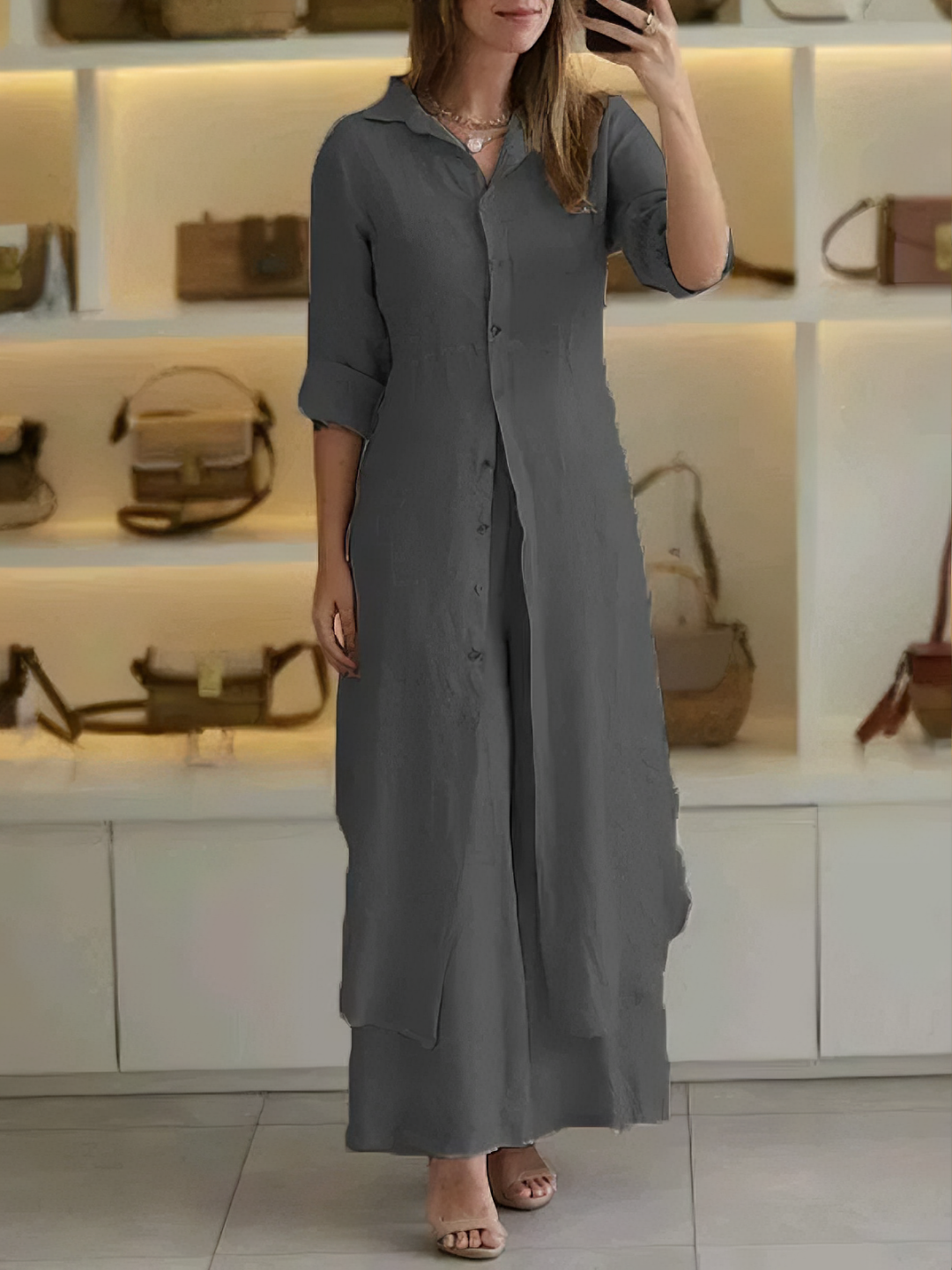 Viena - Conjunto Elegante de Dos Piezas