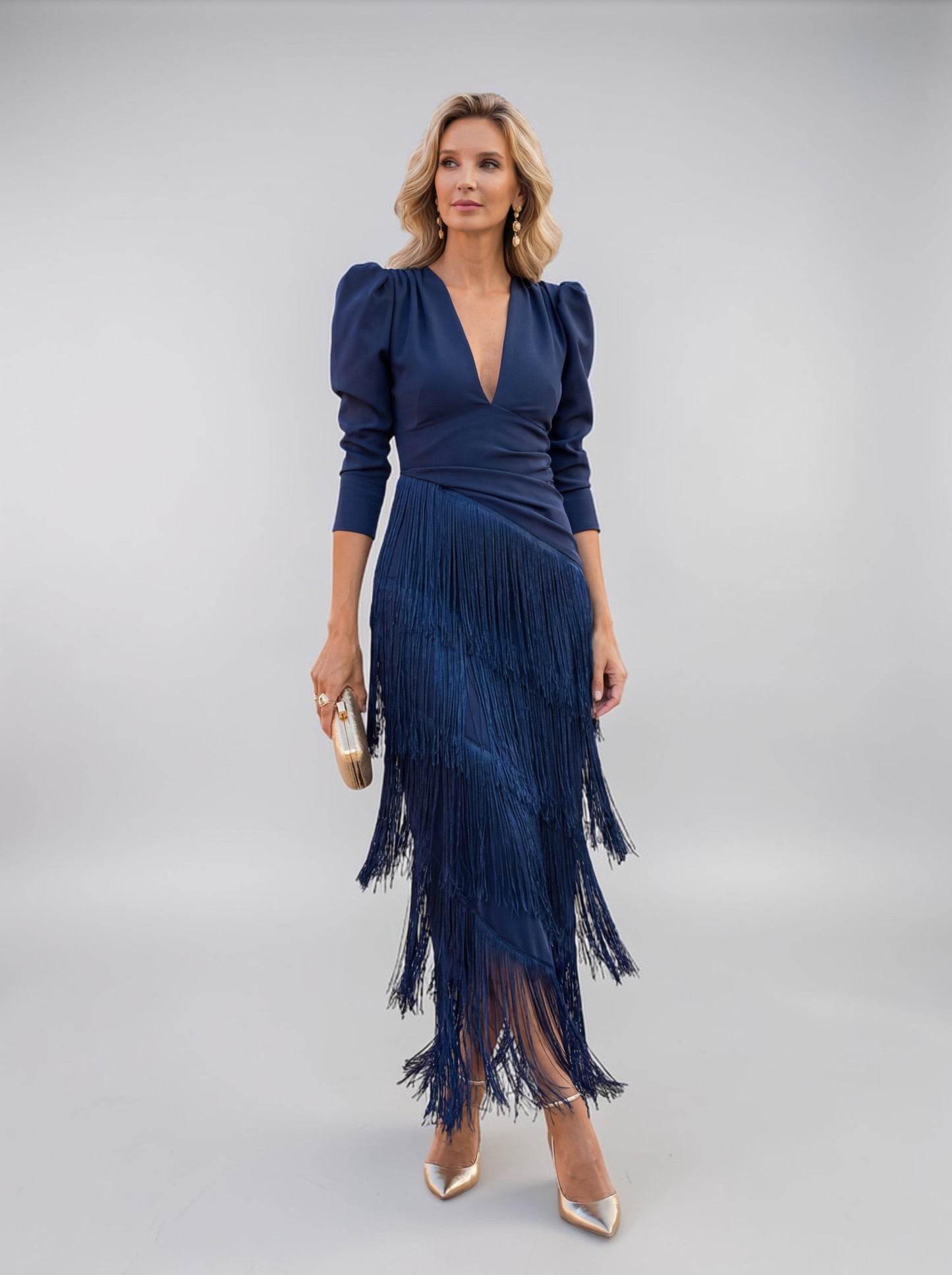 Sofia - Vestido Elegante con Flecos