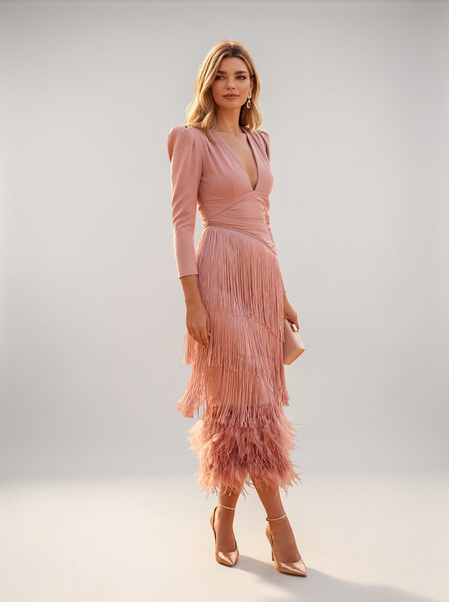 Sofia | Vestido Elegante con Flecos