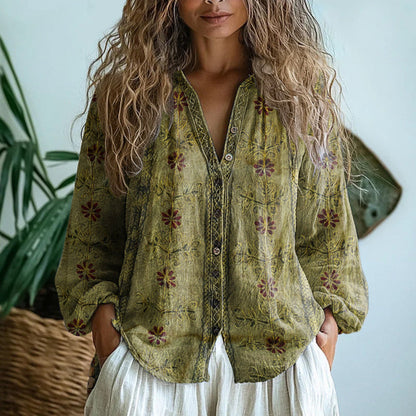 Ambre | Blusa Hoja Vintage