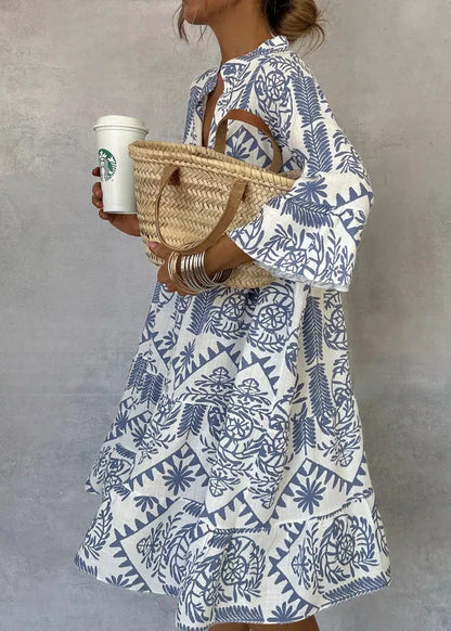 Anjie | Vestido Túnica Boho Relajado