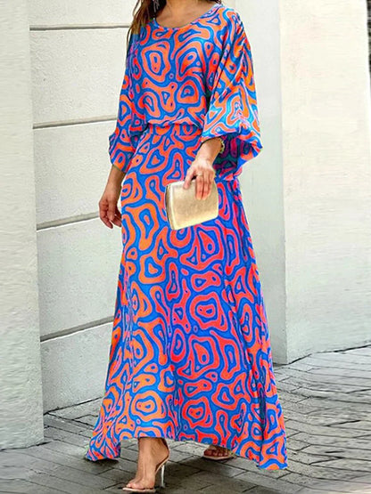 LILA – CONJUNTO DE O-NECK TENDENCIA OTOÑAL PARA UN ESTILO SIN ESFUERZO