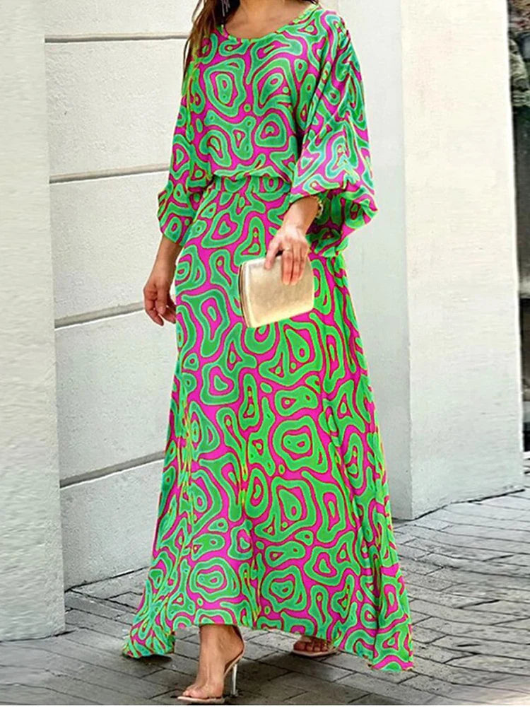 LILA – CONJUNTO DE O-NECK TENDENCIA OTOÑAL PARA UN ESTILO SIN ESFUERZO