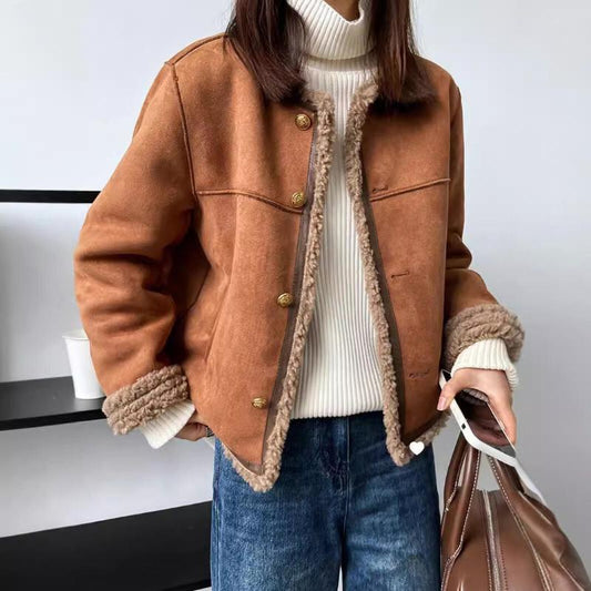 Aspen™ - Chaqueta de Estilo Vintage de Ante