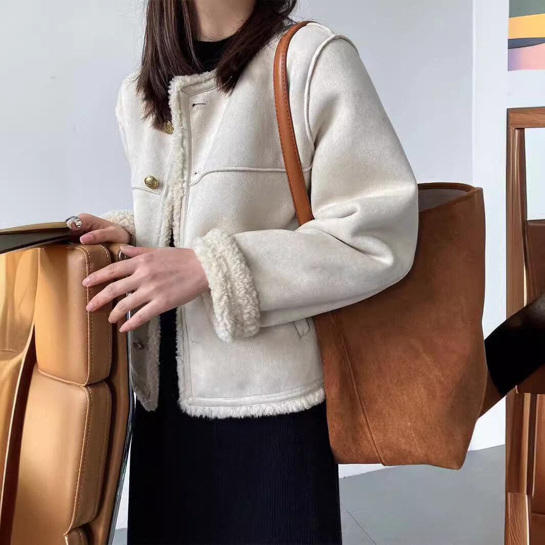 Aspen™ - Chaqueta de Estilo Ante Vintage