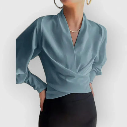 Antonia® | Blusa elegante para mujer con mangas abullonadas