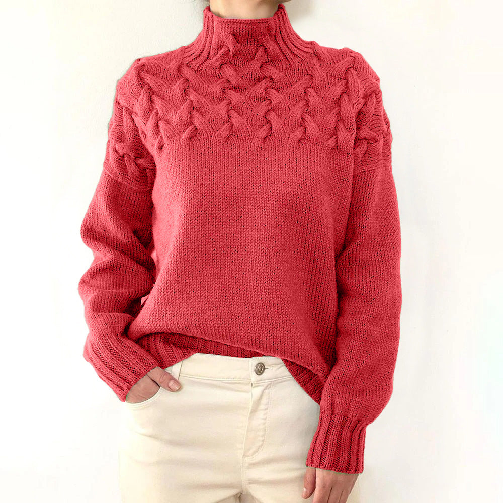 Elena | Suéter de Cuello Alto de Lana