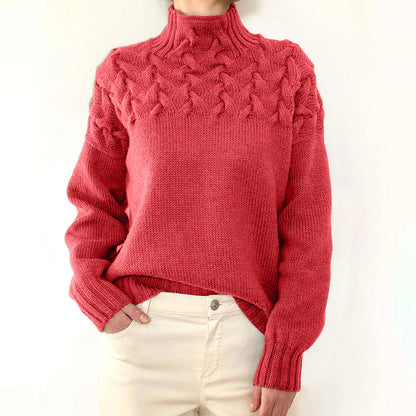 Elena | Suéter de Cuello Alto de Lana